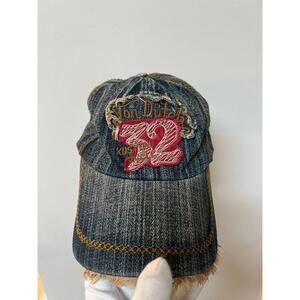 STEAL! 2000s Von Dutch Denim 32 Logo Hat